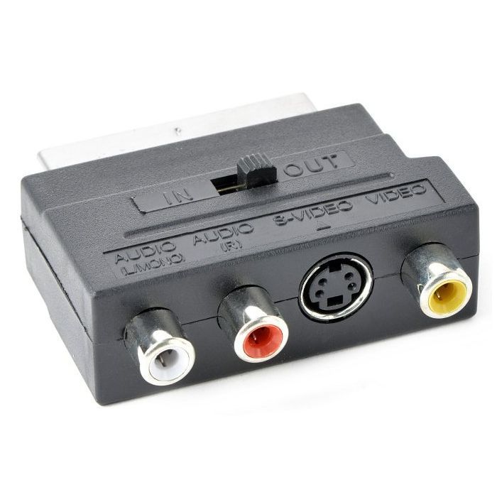 Адаптер SCART/RCA/S-VIDEO Cablexpert (CCV-4415)