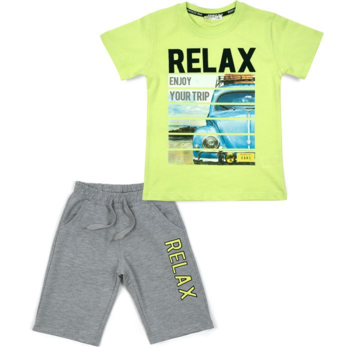Набор детской одежды Breeze "RELAX" (14382-110B-green)