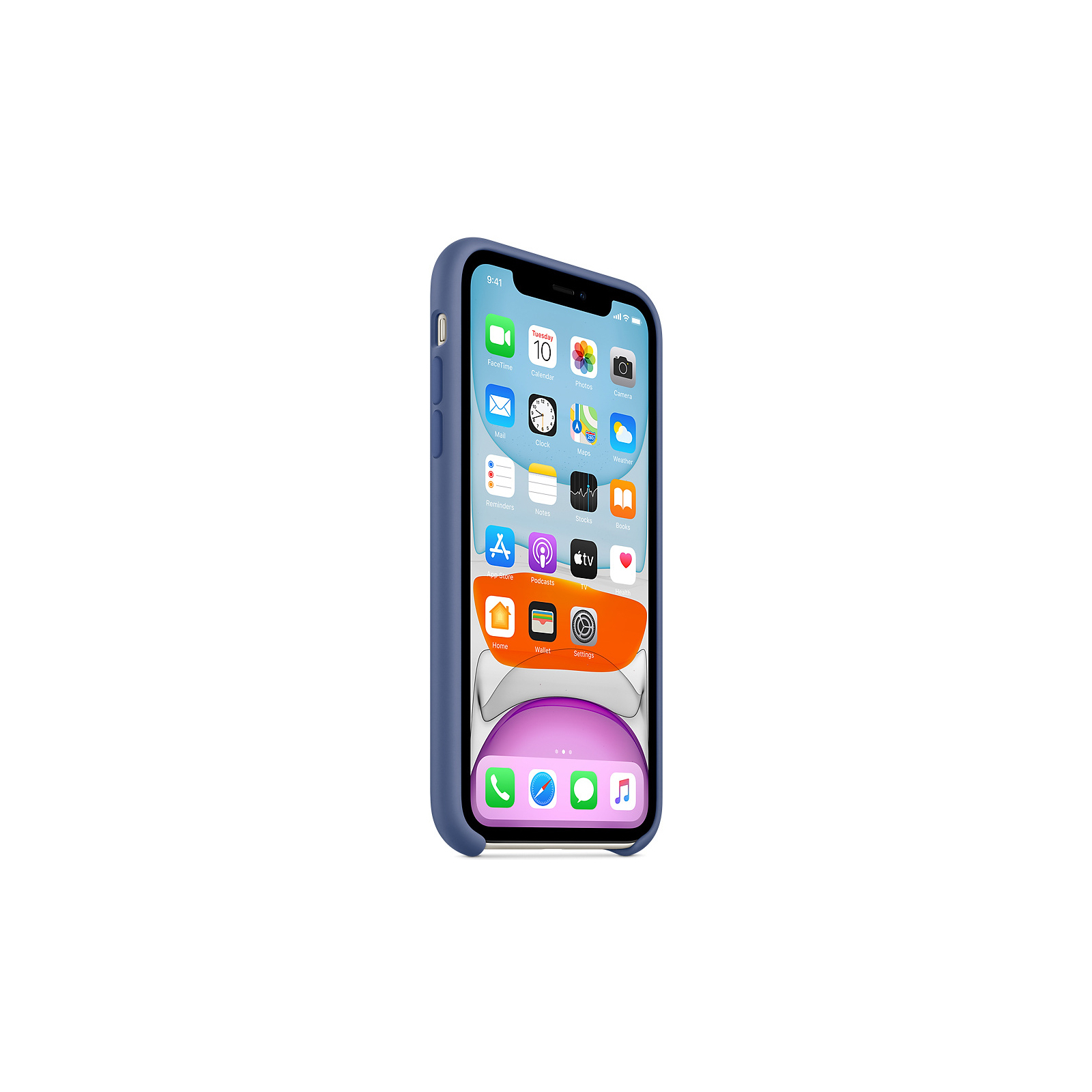 Чохол до мобільного телефона Apple iPhone 11 Silicone Case - Linen Blue (MY1A2ZM/A) зображення 2