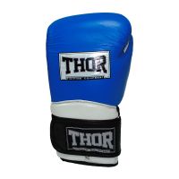 Боксерські рукавички Thor Pro King 12oz Blue/White/Black (8041/03(Leather) Bl/Wh/B12 oz.) зображення 2