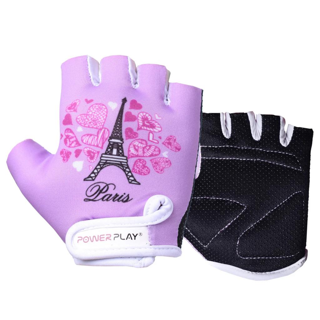Велоперчатки PowerPlay Children 001 Purple Paris S (001_Purple_Paris_S)