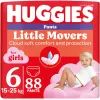 Подгузники Huggies Little Movers Pants 6 (15-25 кг) для дівчаток 88 шт (5029054568217)