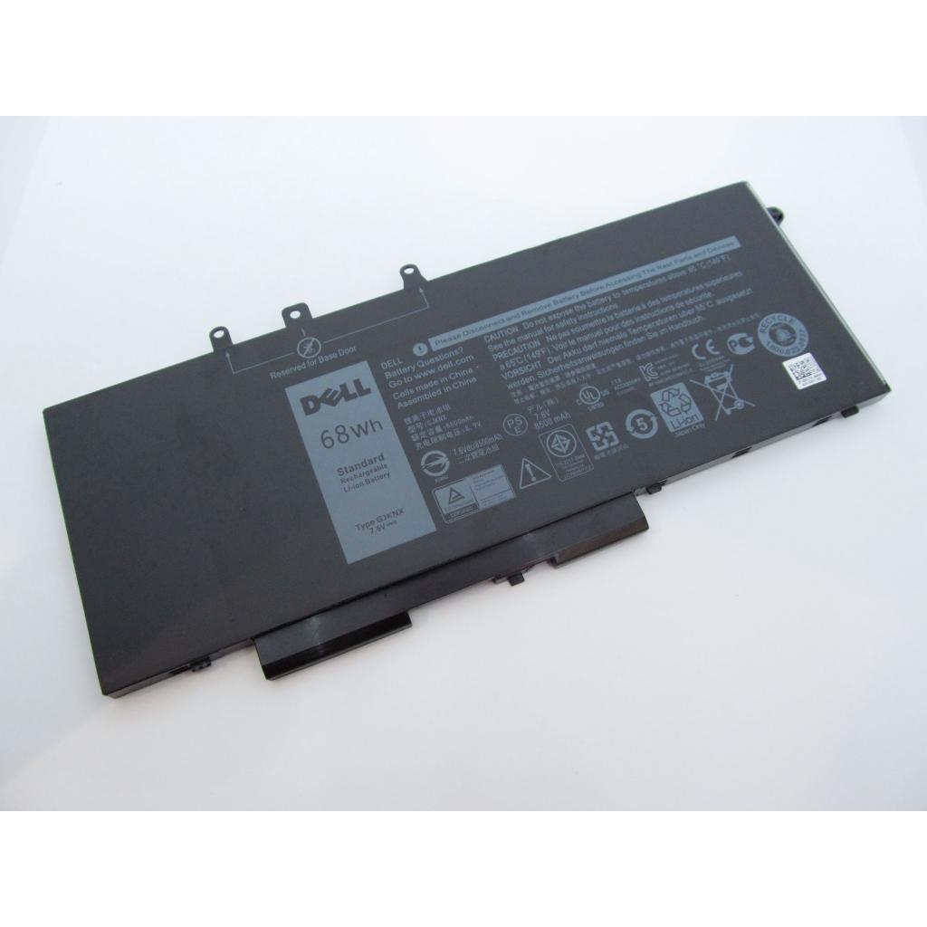 Акумулятор до ноутбука Dell Latitude 5480 GJKNX (long), 68Wh (8500mAh), 4cell, 7.6V, Li- (A47312) зображення 2