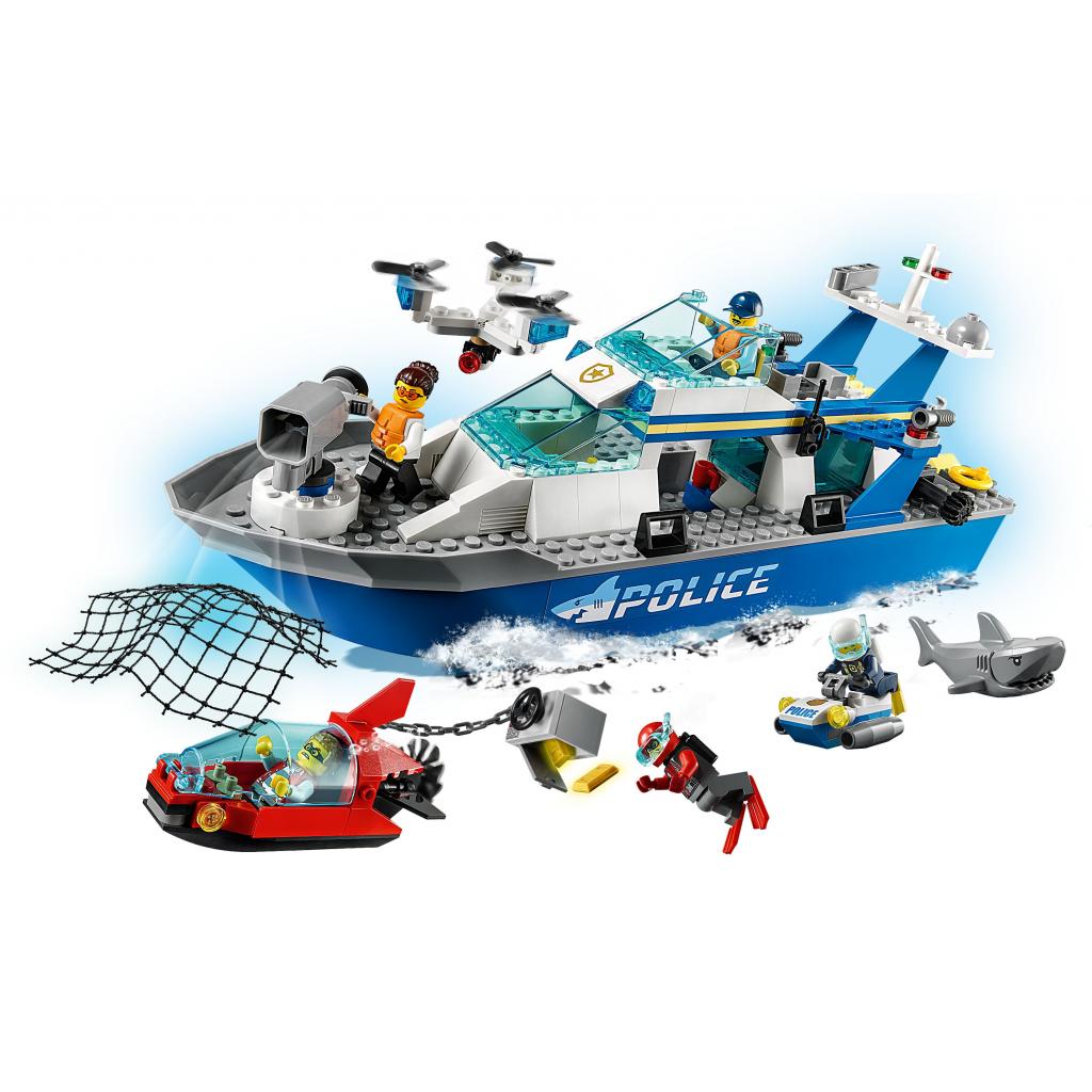 Конструктор LEGO Поліцейський патрульний човен (60277) зображення 3
