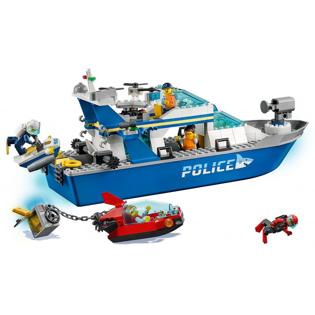 Конструктор LEGO City Police Полицейская патрульная лодка 276 деталей (60277) изображение 5