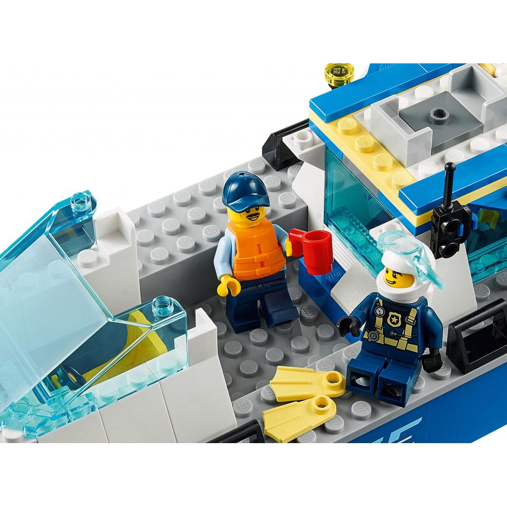Конструктор LEGO Поліцейський патрульний човен (60277) зображення 7