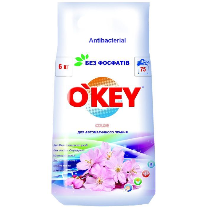 Стиральный порошок O'KEY Цветочный букет 3 кг (4820049381887)