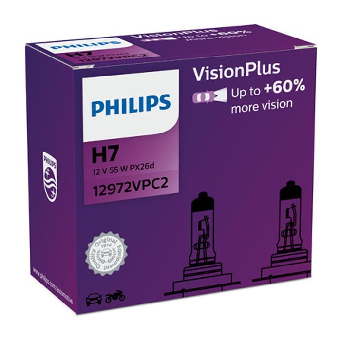 Автолампа Philips галогенова 55W (12972 VP C2) зображення 2