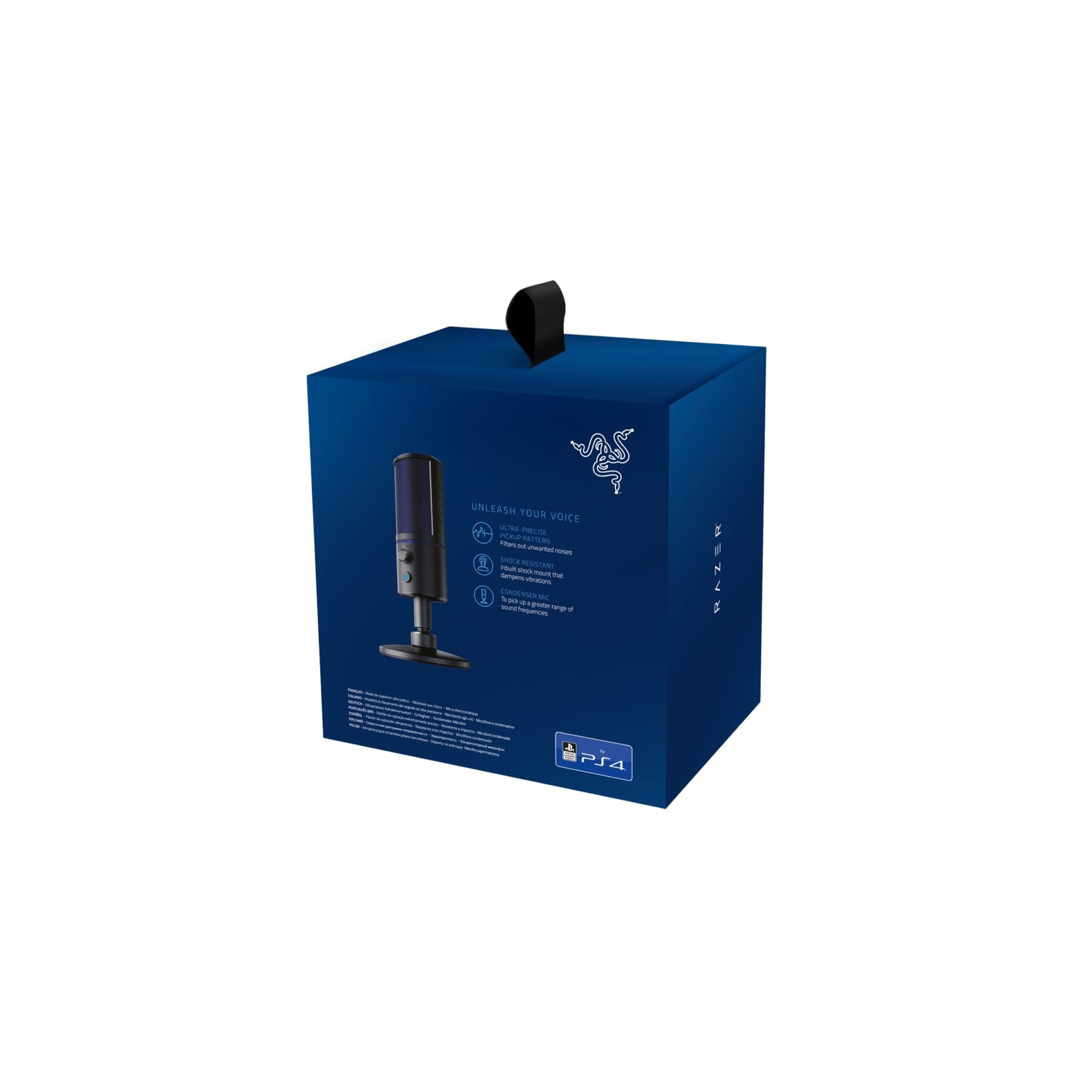 Микрофон Razer Seiren X PS4 Black/Blue (RZ19-02290200-R3G1) изображение 6