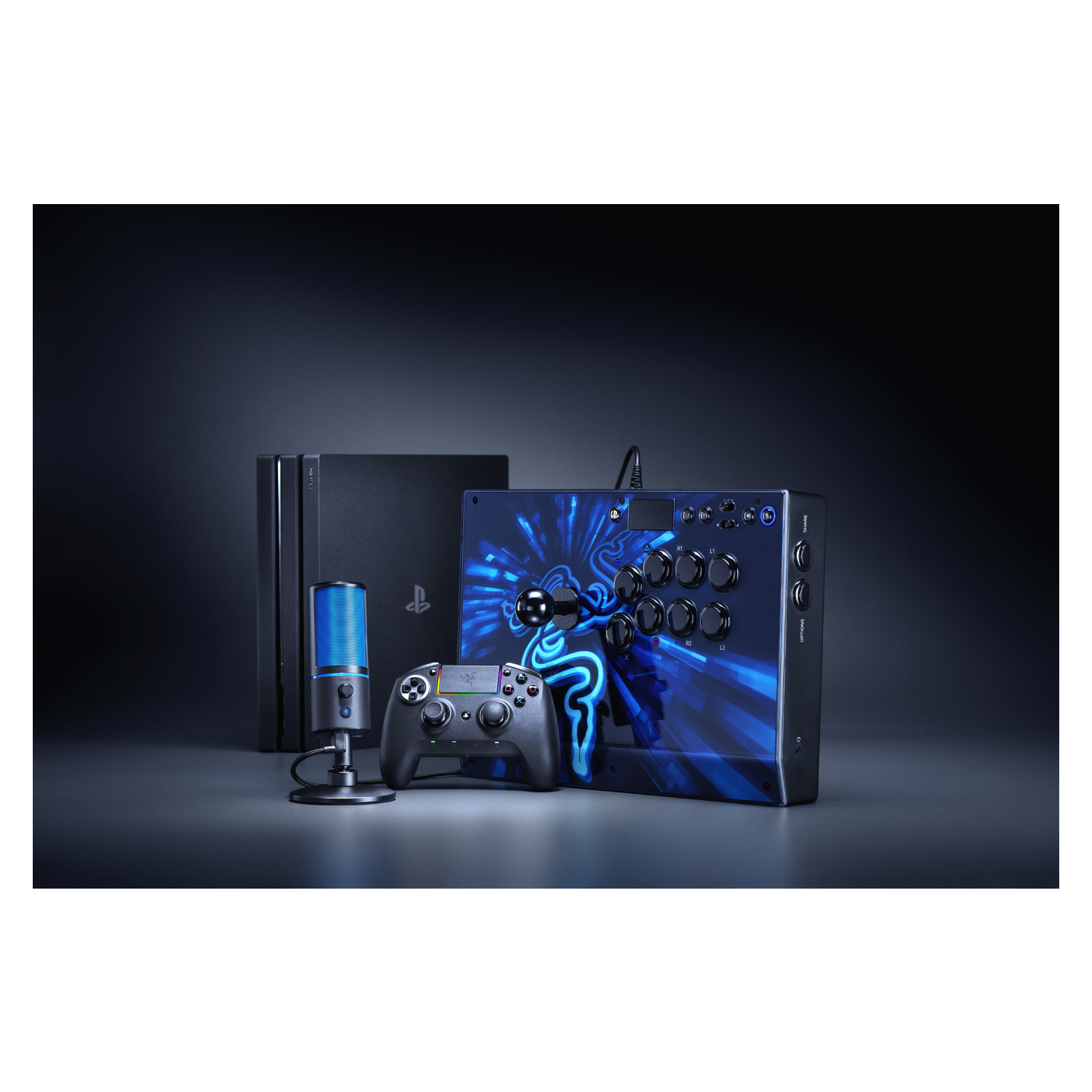 Микрофон Razer Seiren X PS4 Black/Blue (RZ19-02290200-R3G1) изображение 8