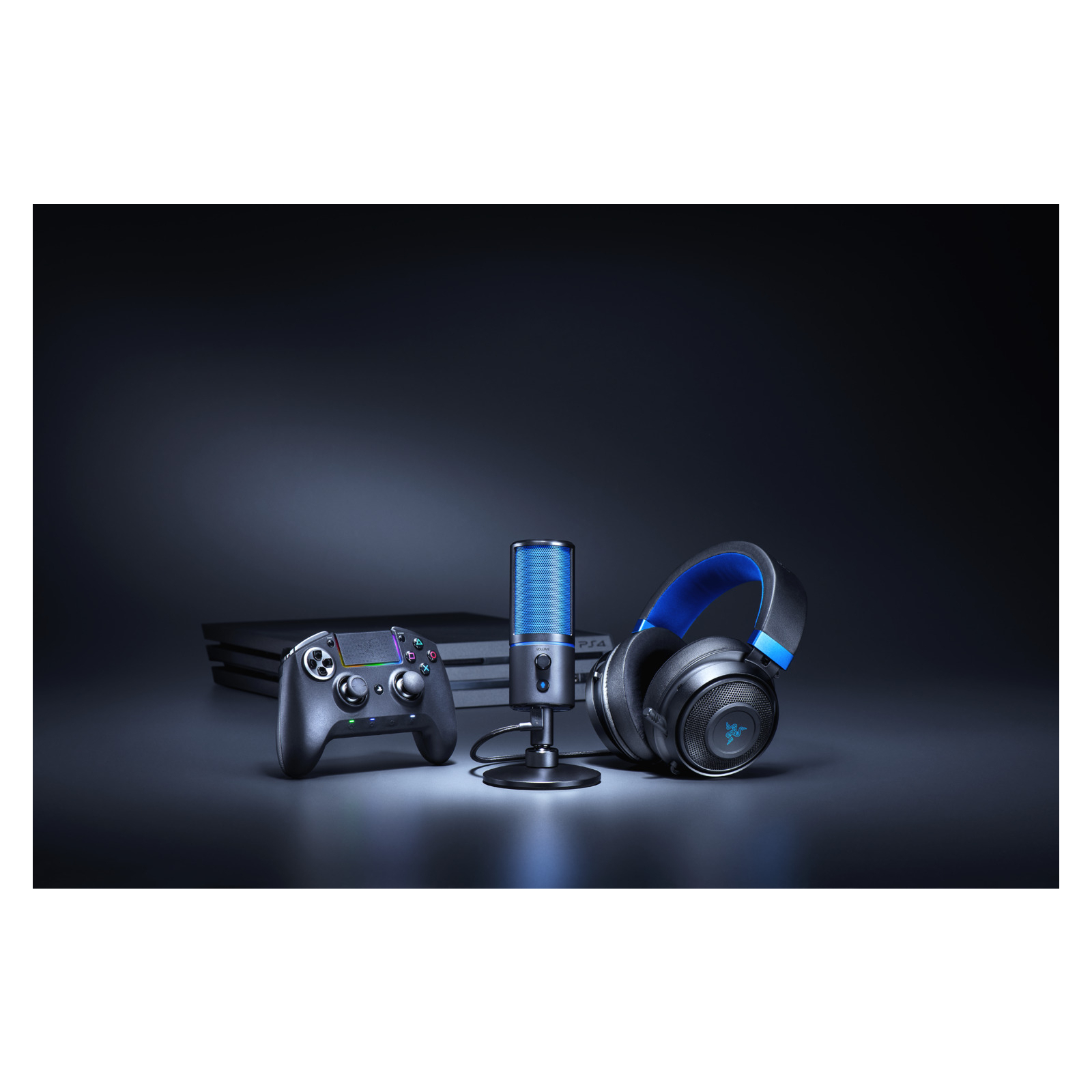 Микрофон Razer Seiren X PS4 Black/Blue (RZ19-02290200-R3G1) изображение 9