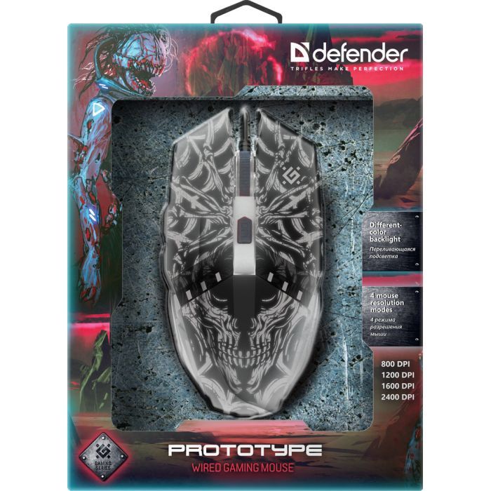 Мышка Defender Prototype GM-670L Black (52670) изображение 4