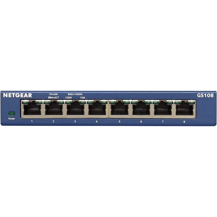 Коммутатор сетевой Netgear GS108GE изображение 2