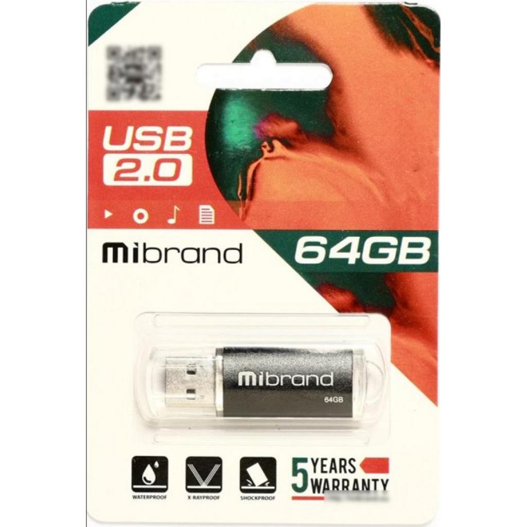 USB флеш накопитель Mibrand 64GB Cougar Blue USB 2.0 (MI2.0/CU64P1U) изображение 2