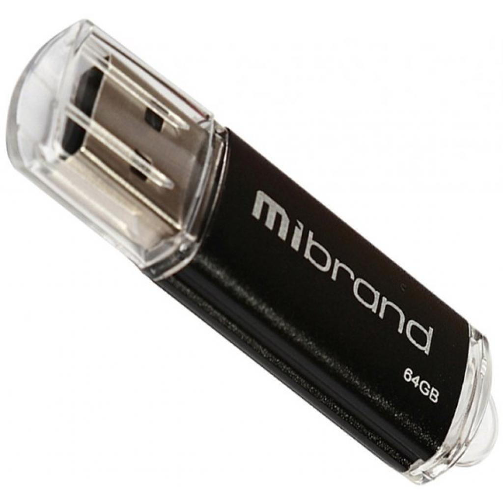 USB флеш накопитель Mibrand 8GB Cougar Black USB 2.0 (MI2.0/CU8P1B)