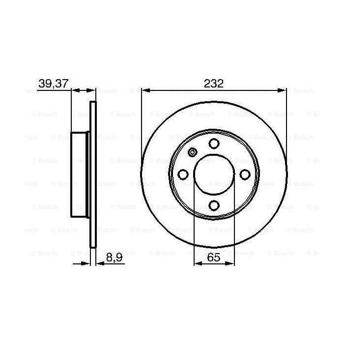 Гальмівний диск Bosch 0 986 478 492 зображення 5