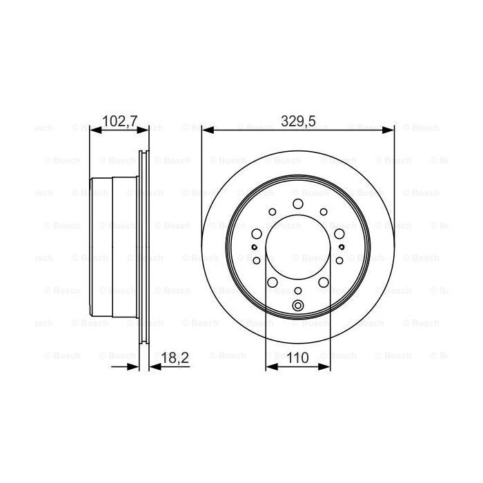 Гальмівний диск Bosch 0 986 479 R15 зображення 5