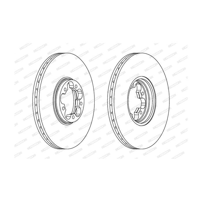 Тормозной диск FERODO DDF1112