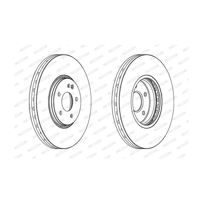 Тормозной диск FERODO DDF1670C-1
