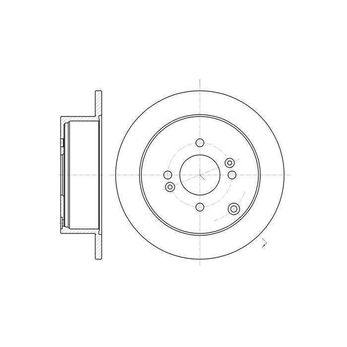 Тормозной диск REMSA 61024.00