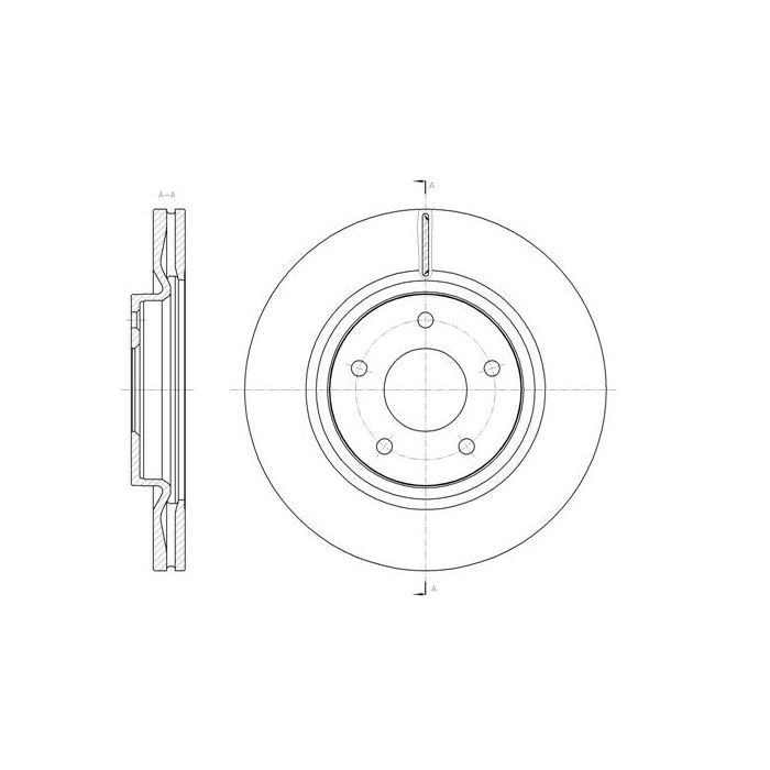 Тормозной диск REMSA 61580.10