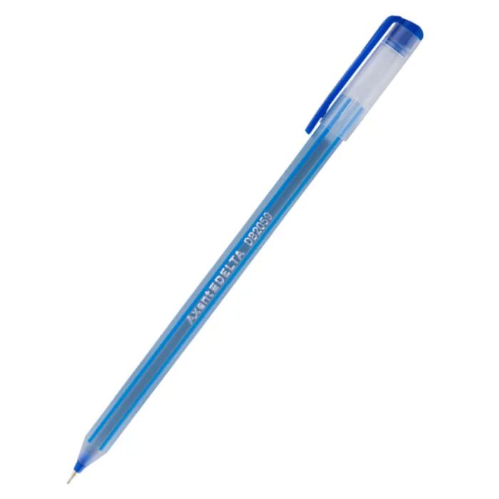 Ручка масляная Delta by Axent Синяя 0.7 мм Прозрачный корпус (DB2059-02) > цены в Киеве и Украине Ручка масляная Delta by Axent Синяя 0.7 мм Прозрачный корпус (DB2059-02)