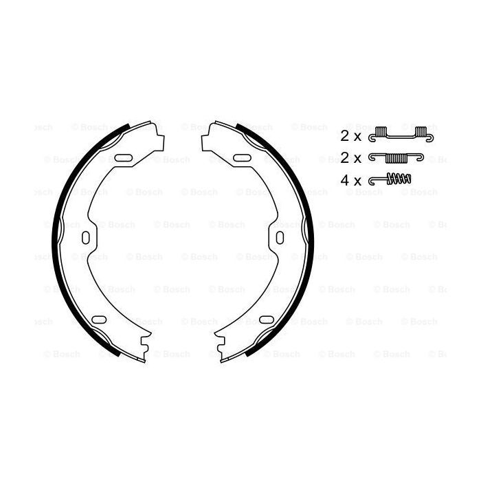 Гальмівні колодки Bosch 0 986 487 666 зображення 5