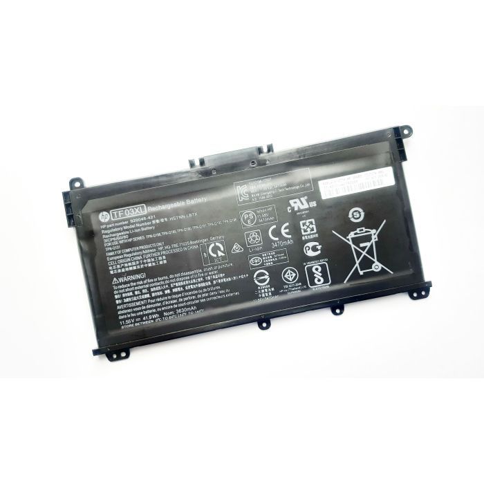 Аккумулятор для ноутбука HP Pavilion 15-cd TF03XL, 3630mAh (41.9Wh), 3cell, 11.55V, Li-P (A47660) изображение 2