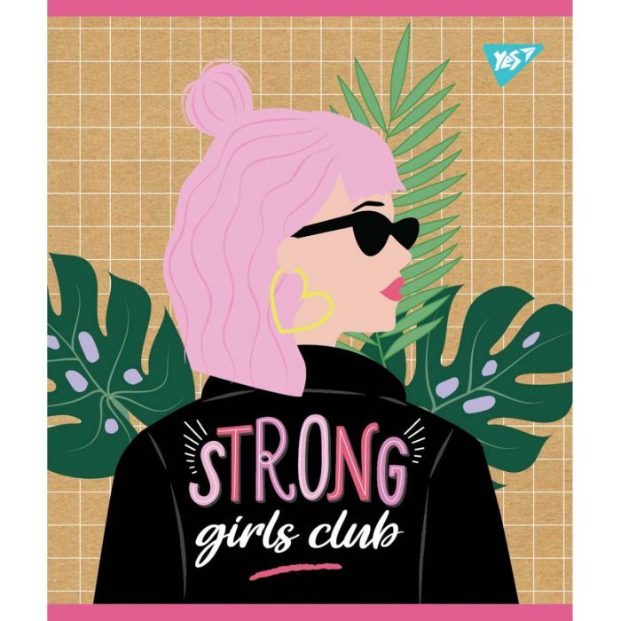 Тетрадь Yes А5 Girls Крафт 18 листов линия 5 дизайнов (765089) изображение 2