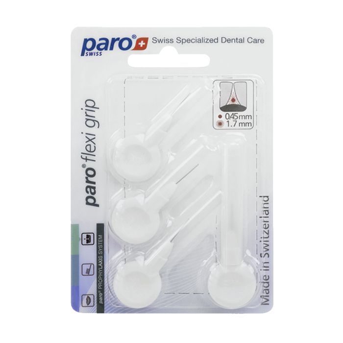 Щетки для межзубных промежутков Paro Swiss Flexi Grip xxxx-тонкие Ø 1.7 мм 30 шт. (7610458810729) изображение 2