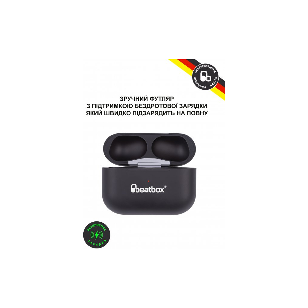 Наушники BeatBox PODS PRO 1 Wireless charging black (bbppro1wcb) изображение 5