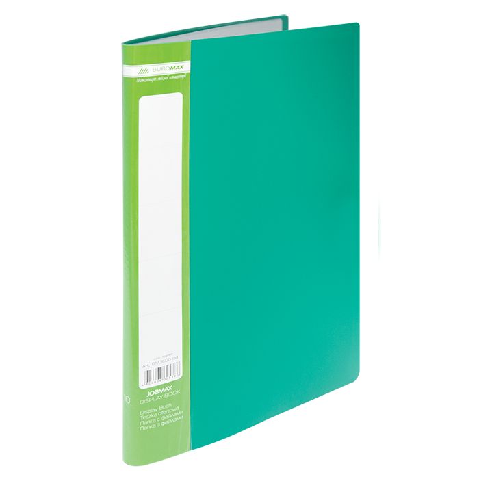 Папка с файлами Buromax Jobmax 10 sheets A4, green (BM.3600-04)