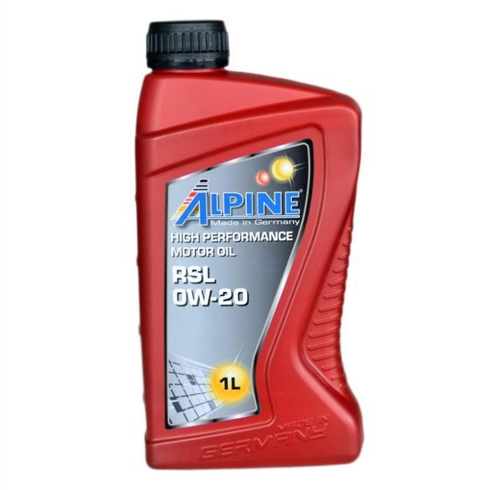 Моторное масло Alpine 0W-20 RSL 1л (0195-1)
