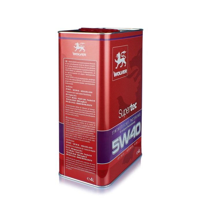 Моторное масло Wolver Supertec 5W-40 1л (4260360941078) изображение 3