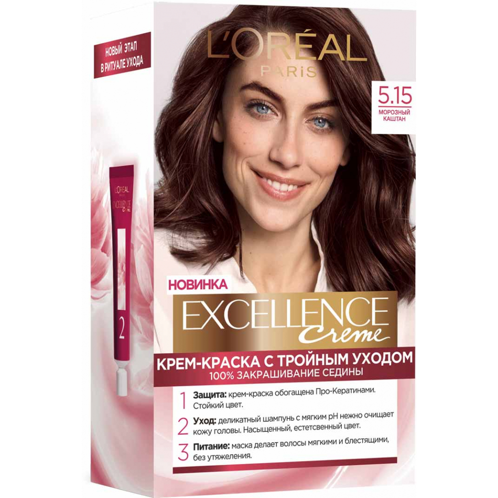 Фарба для волосся L'Oreal Paris Excellence 5.15 Морозний каштан (3600523799343)