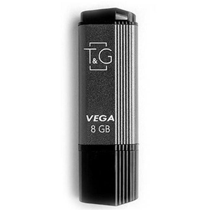 USB флеш накопитель T&G 8GB 121 Vega Series Grey USB 2.0 (TG121-8GBGY)