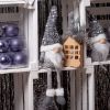 Новорічна фігурка Novogod`ko Гном, срібна паєтка, 45 см (973732) зображення 2