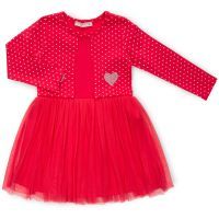 Платье детское POP FASHION с фатиновой юбкой (6782-98G-pink)