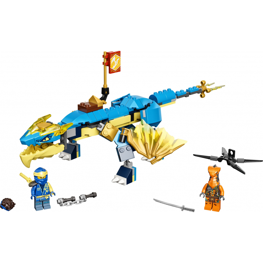 Конструктор LEGO Ninjago Грозовий дракон ЕВО Джея 140 деталей (71760) зображення 2