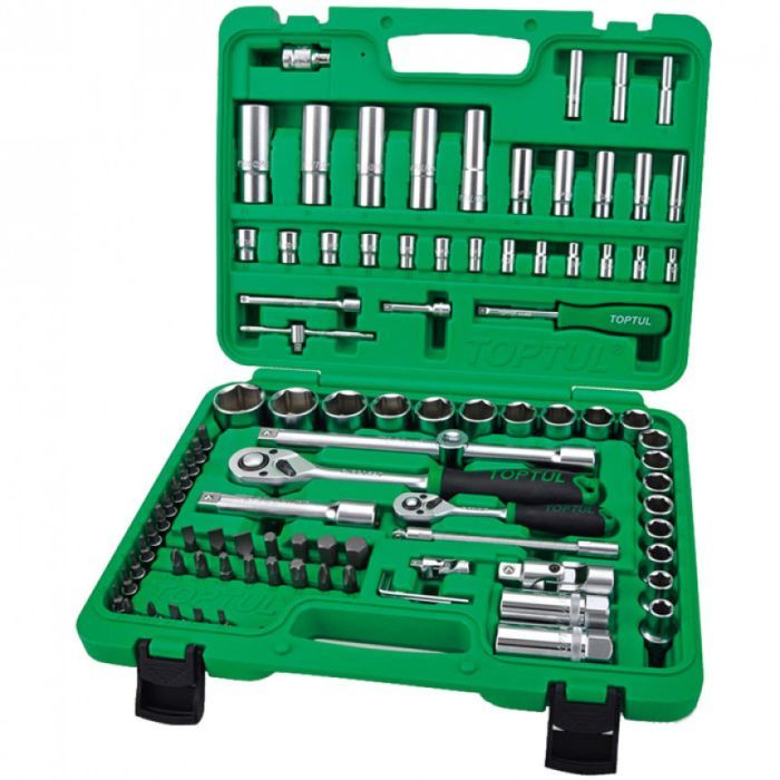 Набор инструментов Toptul 1/4", 1/2" 94ед. (6-гр.) (GCAI094R)