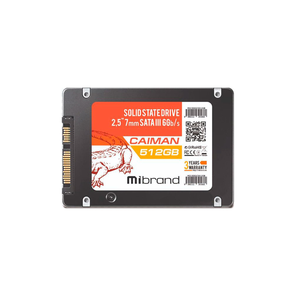 Накопичувач SSD 2.5" 512GB Mibrand (MI2.5SSD/CA512GB)
