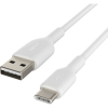 Дата кабель USB 2.0 AM to Type-C 1.0m PVC white Belkin (CAB001BT1MWH) изображение 3