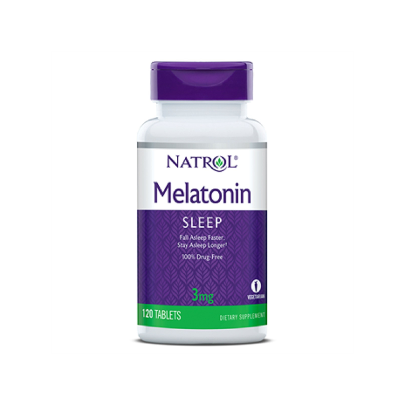 Аминокислота Natrol Мелатонин, Melatonin 3 мг, 120 таблеток (NTL00511)