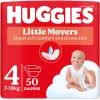 Подгузники Huggies Little Movers 4 (7-18 кг) Jumbo 50 шт (5029053567587)
