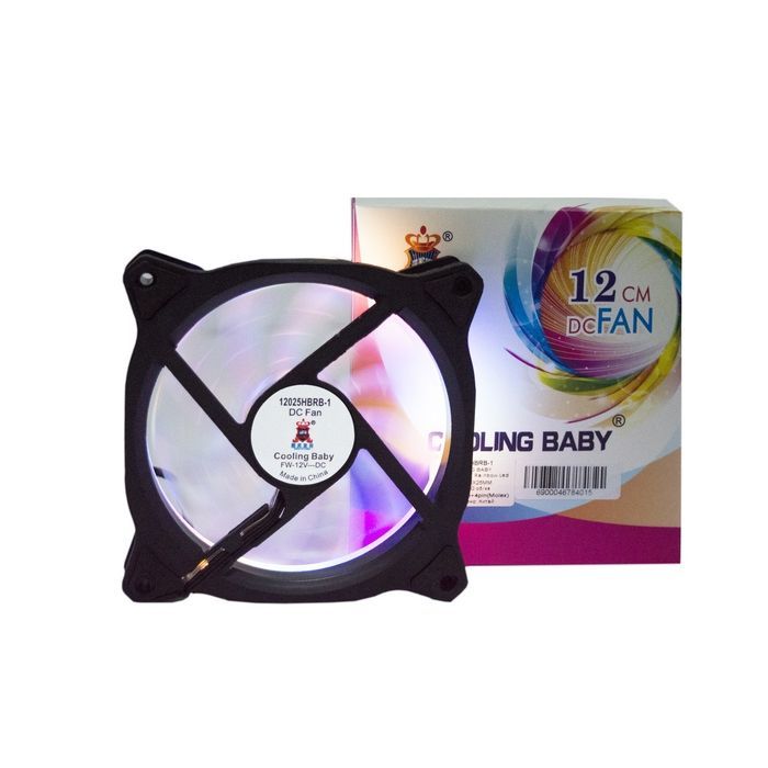 Кулер до корпусу Cooling Baby RAINBOW 1 (12025HBRB-1) зображення 4