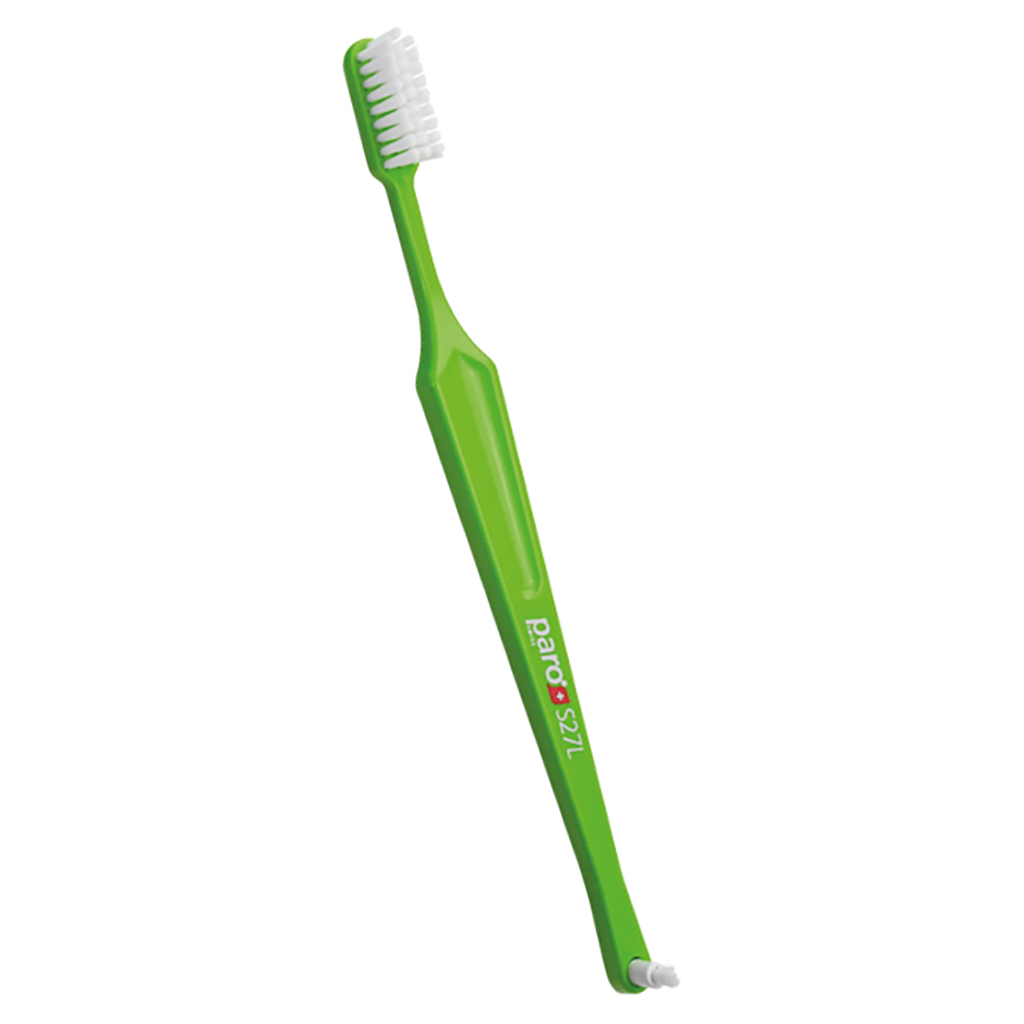 Зубная щетка Paro Swiss S27L мягкая салатовая (7610458007396-light-green)