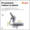 Детское кресло ErgoKids Mio Classic Y-405 Grey (Y-405 G) изображение 4