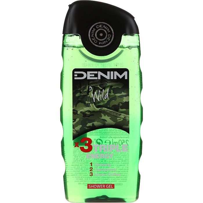 Гель для душу Denim Wild потрійна енергія 250 мл (8008970038957)