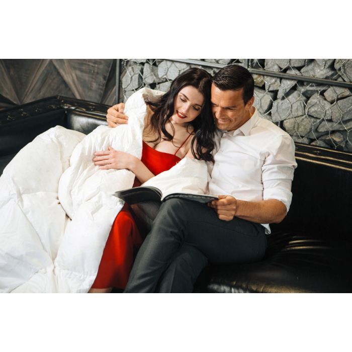 Одеяло MirSon пуховое Luxury Exclusive 080 зима 155x215 см (2200000013781) изображение 12