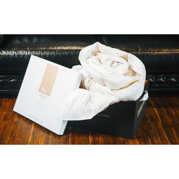Одеяло MirSon пуховое Luxury Exclusive 080 зима 155x215 см (2200000013781) изображение 9